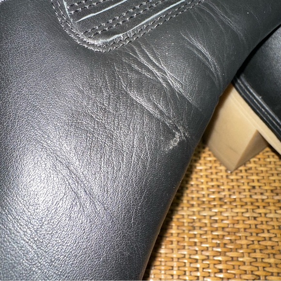 Dolce Vita Caster H2O Women’s 8 Booties Black 3.5 Chunky Heel Goth Grunge Y2K - Picture 10 of 12